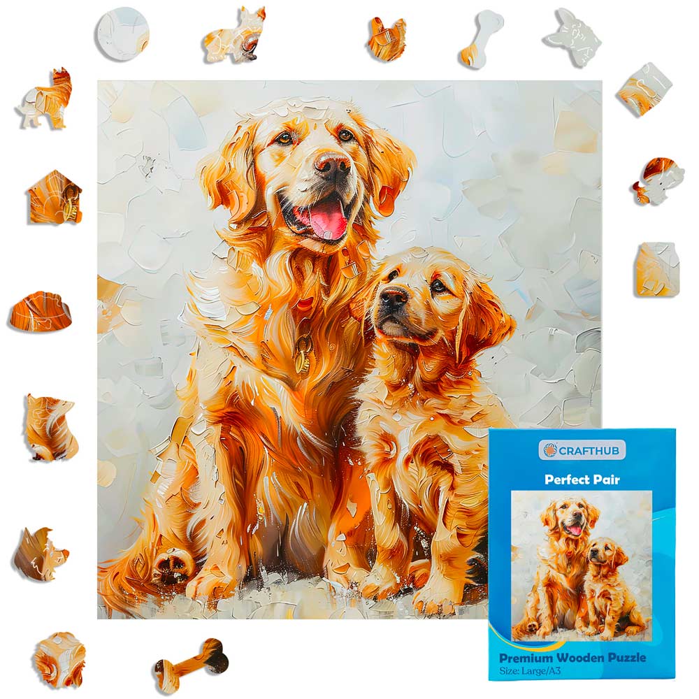 Animal Jigsaw Puzzle > Wooden Jigsaw Puzzle > Jigsaw Puzzle A3 Perfect Pair - Jigsaw Puzzle