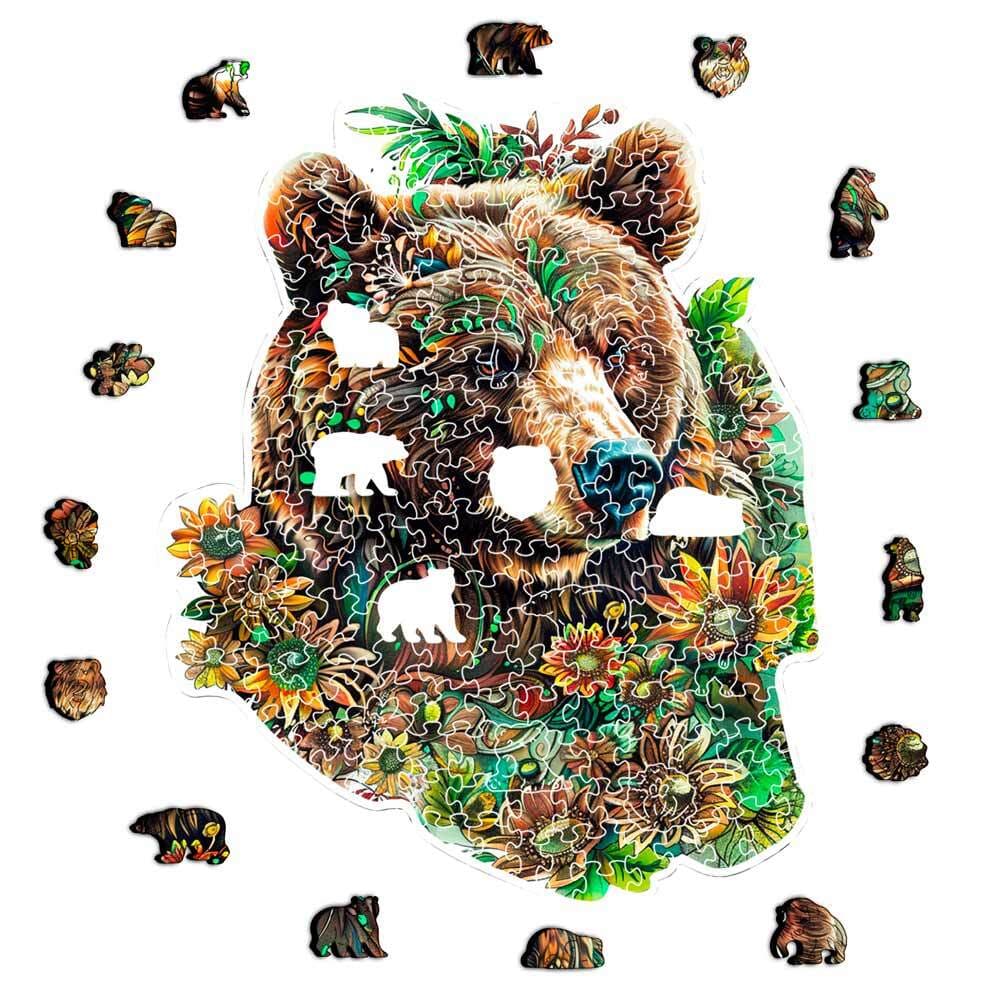 Floral Bear - Jigsaw Puzzle