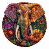 Animal Jigsaw Puzzle > Wooden Jigsaw Puzzle > Jigsaw Puzzle Enchanted Elephant - Jigsaw Puzzle