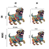 Animal Jigsaw Puzzle > Wooden Jigsaw Puzzle > Jigsaw Puzzle Pug Dog - Jigsaw Puzzle
