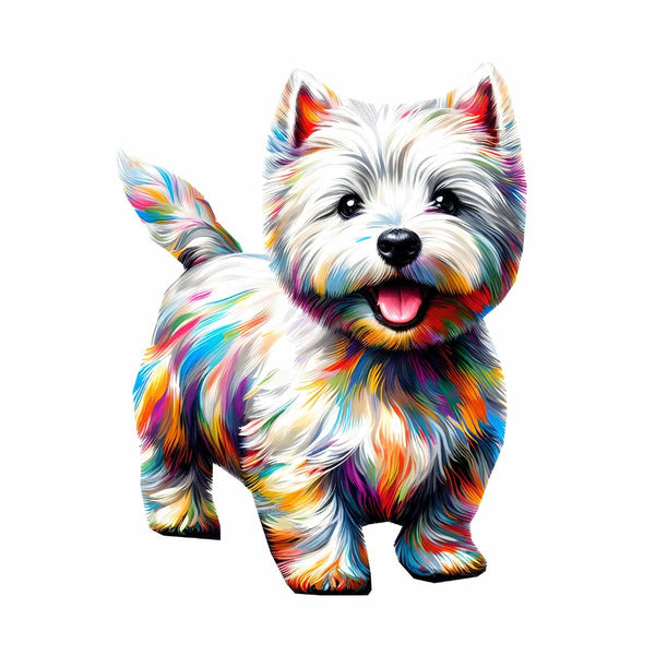 Animal Jigsaw Puzzle > Wooden Jigsaw Puzzle > Jigsaw Puzzle A4 West Highland White Terrier Dog - Jigsaw Puzzle